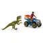 Schleich Dinosaurs 14333 Útěk před Velociraptorem na čtyřkolce / od 4 let