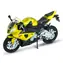 Welly Motocykl BMW S1000RR zlatá / 1:18 / od 3 let