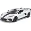 Maisto Chevrolet Corvette Stingray Coupe (High Wing) 2020 bílá / měřítko 1:18 / od 3 let