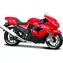 Maisto Kawasaki Ninja ZX-14R červená / měřítko 1:18 / od 3 let