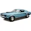 Maisto Ford Mustang GT Cobra Jet FB 1968 modrá / měřítko 1:18 / od 3 let