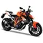 Maisto KTM 1290 Super Duke R oranžová / měřítko 1:12 / od 3 let