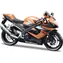 Maisto Suzuki GSX-R1000 2006 oranžová / měřítko 1:12 / od 3 let