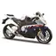 Maisto BMW S1000RR 2010 stříbrná / měřítko 1:12 / od 3 let
