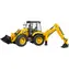 Bruder 2454 Rypadlo a nakladač JCB 5CX / 1:16 / od 4 let