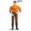 Bruder 60007 Figurka muž ve hnědých kalhotách / od 4 let