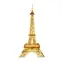Woodcraft Dřevěné 3D puzzle Eiffelova věž žlutá / 25 dílků / od 8 let / Obtížnost: jednoduchá 