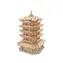Woodcraft Dřevěné 3D puzzle Yellow Crane Tower / 230 dílků / od 8 let / Obtížnost: jednoduchá