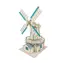 Woodcraft Dřevěné 3D puzzle Holandský větrný mlýn - 77 dílků / od 8 let / Obtížnost: jednoduchá