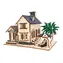 Woodcraft Dřevěné 3D puzzle Dům na pláži / 88 dílků / od 8 let / Obtížnost: jednoduchá