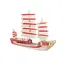 Woodcraft Dřevěné 3D puzzle Japonská plachetnice / 53 dílků / od 8 let / Obtížnost: jednoduchá