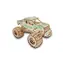 Woodcraft Dřevěné 3D puzzle Monster truck / 124 dílků / od 8 let / Obtížnost: jednoduchá