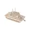 Woodcraft Dřevěné 3D puzzle Tank M1 Abrams / 214 dílků / od 14 let / Obtížnost: střední 