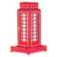 Woodcraft Dřevěné 3D puzzle Britská telefonní budka / 38 dílků / od 14 let / Obtížnost: jednoduchá 