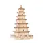 Woodcraft Dřevěné 3D puzzle Velká pagoda divoké husy / 107 dílků / od 14 let / Obtížnost: jednoduchá 