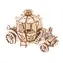 Woodcraft Dřevěné 3D puzzle Pohádkový kočár / 129 dílků / od 5 let / Obtížnost: střední 