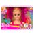 Mattel HMD78 Barbie Neonově duhová česací hlava - Blondýnka / od 3 let 
