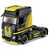 Maisto Custom Rigs-Mercedes-Benz Actros 1851 černo-žlutá / měřítko 1:64 / od 3 let