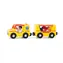 Woody Autíčka k vláčkodráze - Ambulance 4ks / od 3 let