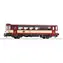 Roco 74242 Přípojný vůz pro motorové vozidlo Rh 810 CD / měřítko H0 (1:87) / délka 161mm / rádius 358mm / od 15 let