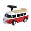 BIG Bobby Car Baby VW T1 červená / Dětské odrážedlo / nosnost 50 kg / od 2 let