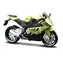 Maisto BMW S 1000 RR zelená / měřítko 1:18 / od 3 let 