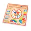 Bigjigs Toys Kalendář s hodinami / od 3 let