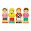 Bigjigs Toys Dřevěné puzzle národnosti / od 2 let