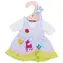 Bigjigs Toys Modré puntikované šaty s jelenem pro panenku 28 cm / od 2 let