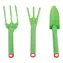 Bigjigs Toys Zahradní set nářadí plastový zelený 3ks / od 3 let