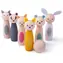 Bigjigs Toys Kuželky lesní zvířátka / od 2 let