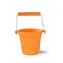 Bigjigs Toys Plážový kyblíček oranžová / od 12 měsíců