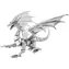 Metal Earth 3D Puzzle Stříbrný drak / 74 dílků / od 14 let