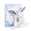 Doudou Dárková krabička modrá - mini králíček 17 cm / od 0 let