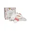 Doudou Dárková sada - Plyšový králíček s tmavě růžovou bambulkou 25 cm / od 0 let