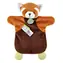 Doudou Plyšový maňásek panda červená 25 cm / od 0 let