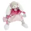 Doudou Plyšový maňásek pejsek růžový 28 cm / od 0 let