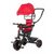 CHIPOLINO Tříkolka se stříškou Pulse 2v1 Cherry / od 1.5 roku / do 25 kg