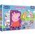 Trefl - Puzzle - Oboustranné puzzle Prasátko Peppa SUPER GIANT / 15 dílků / 60 x 40 cm / věk 2+