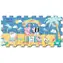 Trefl - Puzzle - Pěnové puzzle Prasátko Peppa: Letní prázdniny / 117 x 60 cm / 28.5 x 28.5 cm / věk 2+