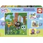 EDUCA Puzzle Milo 4v1 / (12 & 16 & 20 & 25 dílků) / od 3 let