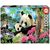 EDUCA Puzzle Panda s mládětem / 1000 dílků / od 14 let