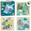 Vilac Dřevěné puzzle Světová zvířata / od 4 let