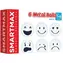 SMARTMAX Magnetická stavebnice Metal Balls Build 6 dílků