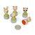 Bigjigs Toys Dřevěná inkoustová razítka Zvířátka 1 ks / od 3 let