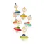Bigjigs Toys Dřevěná káča s provázkem 1 ks / od 3 let