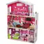 ECOTOYS Domeček pro panenky Malibu s vybavením / od 3 let