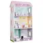 ECOTOYS Třípatrový domeček pro panenky Jahodový / od 3 let