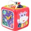 CHIPOLINO Motorická kostka 6v1 Animals červená / od 18 měsíců