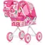 CHIPOLINO Hluboký kočárek pro panenky Emily Multicolor / od 3 let